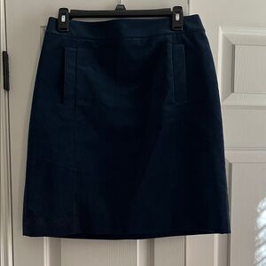 Ann Taylor Navy Pencil Skirt